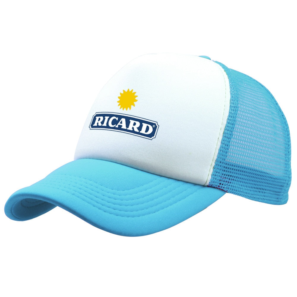 casquette ricard bleu ciel filet