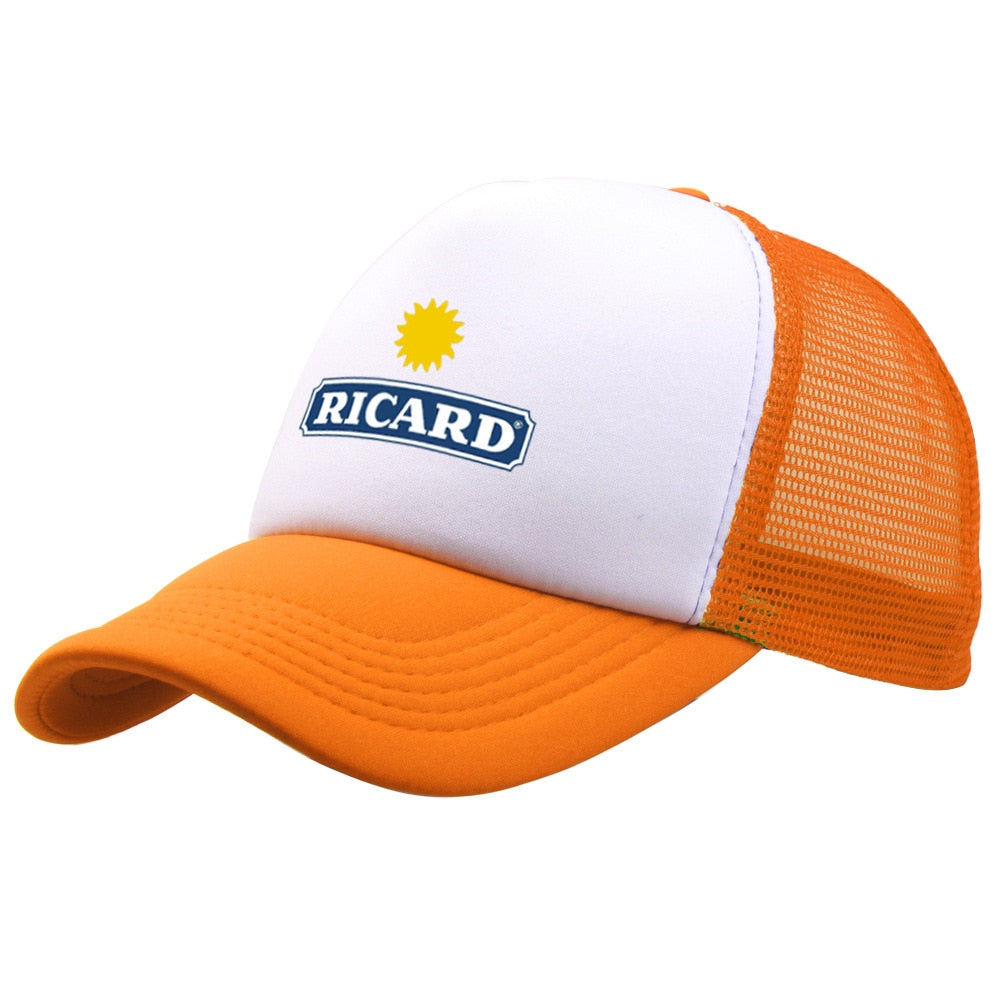 casquette ricard orange filet