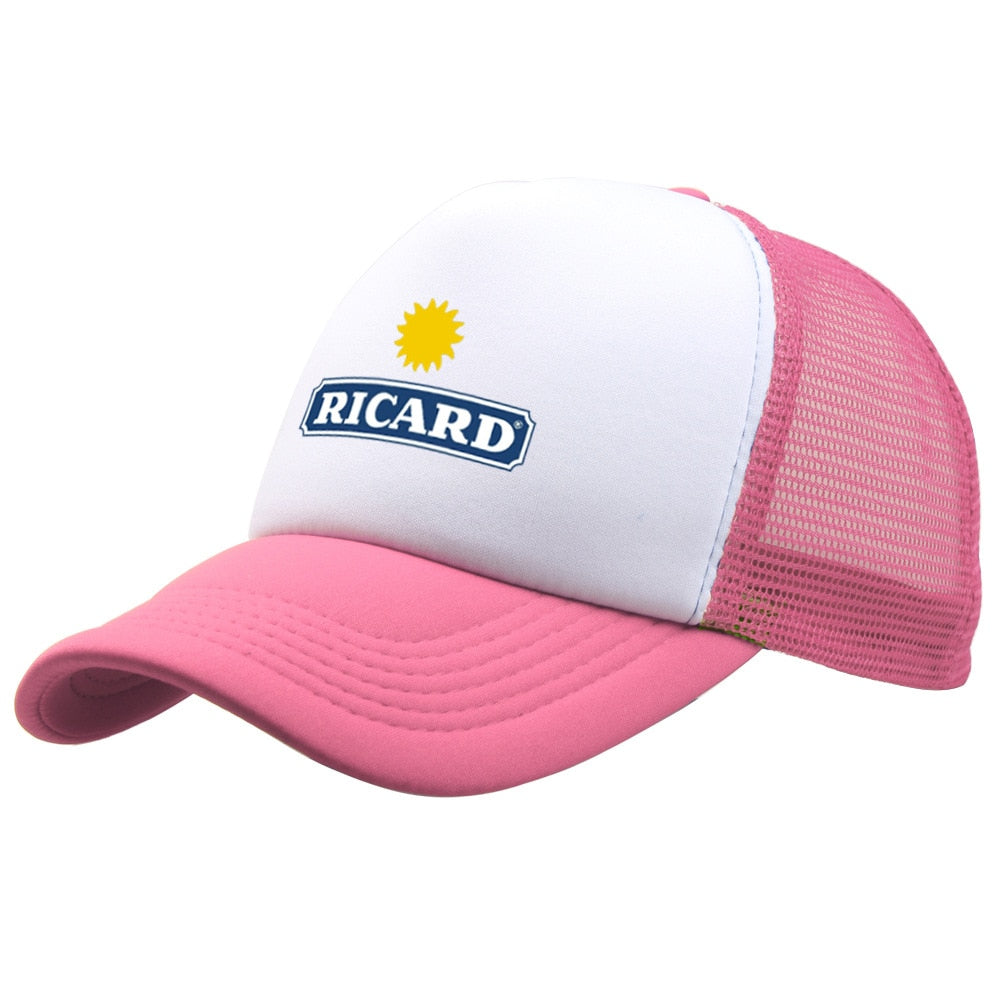 casquette ricard rose filet
